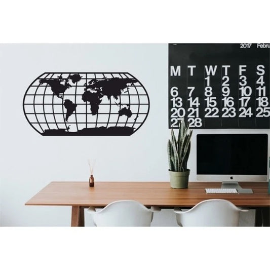 World Map Decorative Wooden wall art