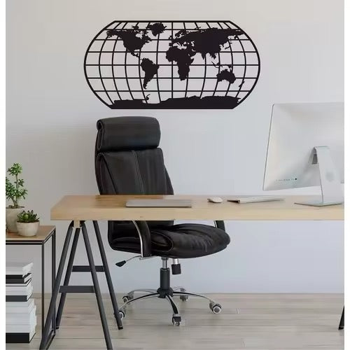 World Map Decorative Wooden wall art