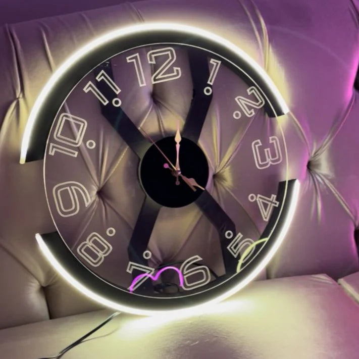 Modern Style LED Wall Clock large size