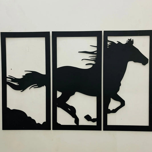 Wooden Wall decor Horse wall art